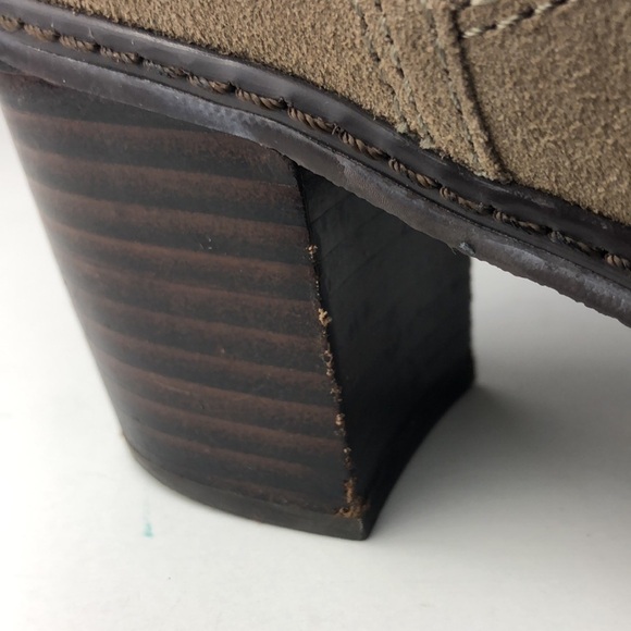 Anne Klein Brier Taupe Heeled Midi Boots 8 - Picture 13 of 15